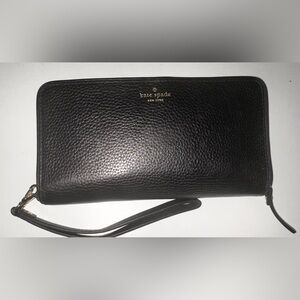 Kate Spade Black Tri Fold Wallet